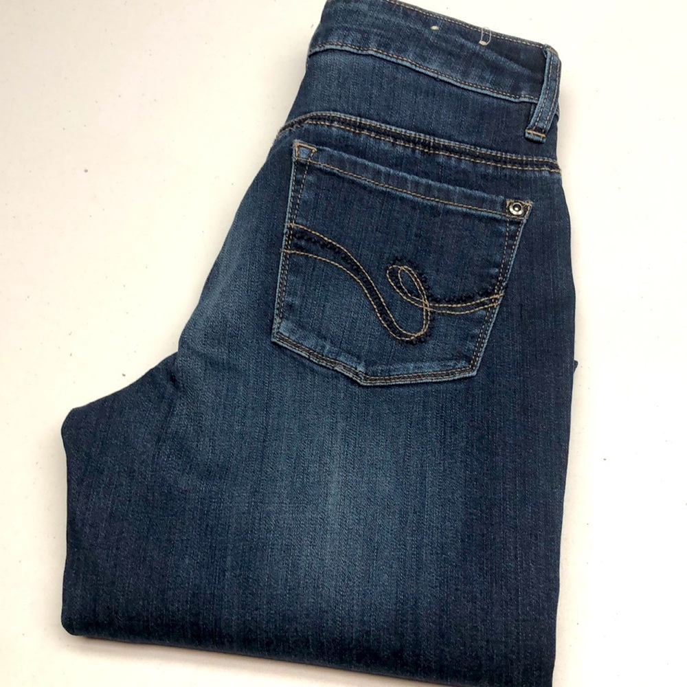 STRETCH SANTANA HIGH-RISE STRAIGHT LEG CROP JEANS 6/28x25 ⭐️